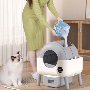 OKKPETS Neues Design Smart Automatic No Noise APP WIFI Touch Control Ti Intelligente elektrische selbst reinigende Katzen toilette - Product Image 2