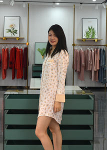 Guixiu <span class=keywords><strong>Camicia</strong></span> <span class=keywords><strong>Da</strong></span> <span class=keywords><strong>Notte</strong></span> Button Down <span class=keywords><strong>Camicia</strong></span> <span class=keywords><strong>Da</strong></span> <span class=keywords><strong>Notte</strong></span> 3/4 Del Manicotto e Mezza Manica Del Pigiama Top Fidanzato Sleepshirt <span class=keywords><strong>Camicia</strong></span> <span class=keywords><strong>Da</strong></span> <span class=keywords><strong>Notte</strong></span> per Le Donne - Product Image 3
