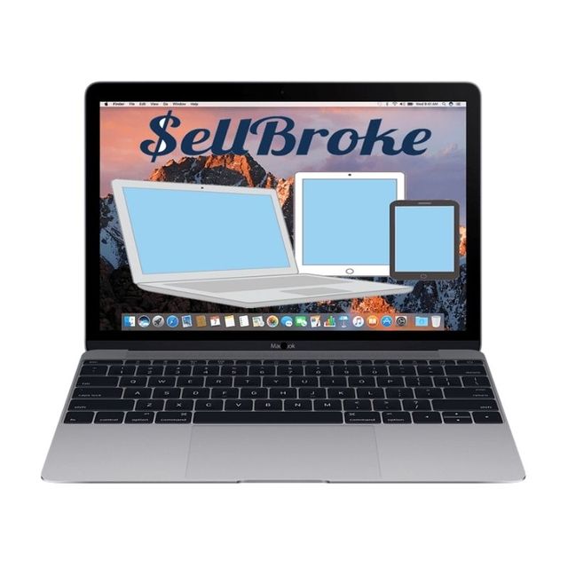 Second Hand Original Laptop Computer 8GDDR3 256GB SSD M3-6Y30 1.1Hz for Book 2016 12OInch HE2