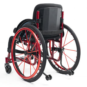折りたたみ式カスタムスポーツ車椅子用の障害者スクーター調節可能な手動車椅子アルミニウムリハビリテーション療法用品 - Product Image 3