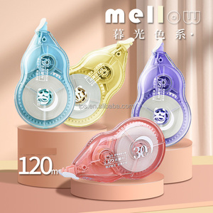 Tout nouveau rouleau de correction <span class=keywords><strong>auto</strong></span>-adhésif grand paquet de rubans de correction colorés de 30m pour le bureau et l'école - Product Image 3
