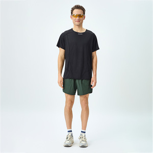 เสื้อยืดออกกำลังกาย โพลีเอสเตอร์ 100% สำหรับเล่นกีฬา ฟิตเนส วิ่ง ยิม แห้งเร็ว คอกลม สำหรับผู้ชาย - Product Image 5