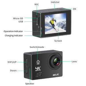 2020 de moda ir mejor oferta Pro acción Cámara 4K impermeable Full HD 1080P Wifi videocámara deporte agua <span class=keywords><strong>La</strong></span> - Product Image 5