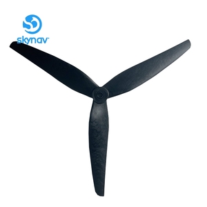 Elica FPV 9x5x3 1050/9050 9 pollici a 3 pale in nylon rinforzato con carbonio nero per droni - Ricambi <span class=keywords><strong>Eller</strong></span> - Product Image 1