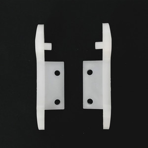 Bouchon d'extrémité moderne <span class=keywords><strong>de</strong></span> 4 pouces en nylon/plastique blanc pour pièces <span class=keywords><strong>de</strong></span> loquet <span class=keywords><strong>de</strong></span> <span class=keywords><strong>porte</strong></span> roulante commerciale, installation par vis, garantie 1 an, facile <span class=keywords><strong>à</strong></span> installer - Product Image 5
