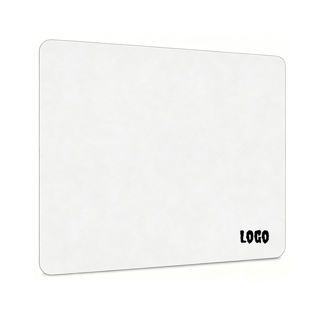 Custom Factory OEM White Ultra-Thin Tempered Glass Gaming Mouse Pad AG Etched Surface Glass Mousepads for Esports Gamer