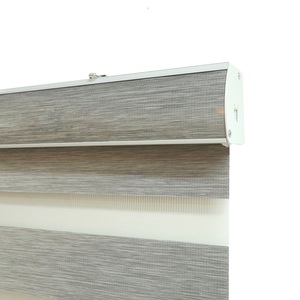 Rèm Ngựa Vằn Hoàn Thiện Sẵn Sàng Làm Để Che Cửa Sổ Rèm Ngựa Vằn Màu Xám Thủ Công - Product Image 5