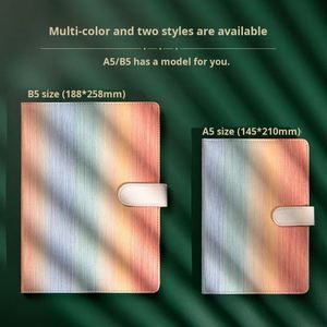 Personalized Custom <b>A5</b> Leather Notebook Hot Binding Design School Company Personal Gift logo - Product Image 4