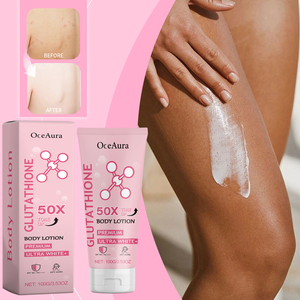 Crema di burro per il corpo Oceaura glutatione idratante e schiarente per la pelle ingredienti nutrienti schiarenti - Product Image 2