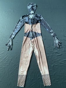 Mono Bodycon Desnudo con Patrón <span class=keywords><strong>de</strong></span> <span class=keywords><strong>Calavera</strong></span> Sexy para <span class=keywords><strong>Hombre</strong></span>, <span class=keywords><strong>Disfraz</strong></span> <span class=keywords><strong>de</strong></span> Halloween para Bar, Club, Baile en Barra, Trajes <span class=keywords><strong>de</strong></span> Escenario - Product Image 4
