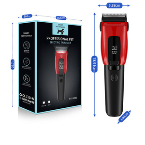 Cortadora eléctrica para mascotas con luz LED para gatos y perros, herramienta de aseo de alto rendimiento alimentada por batería - Product Image 4