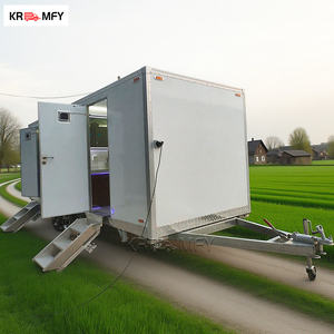 Baño Portátil de Acero de Lujo con Certificación DOT 2026, Remolque de Baño Móvil para Uso en Parques, Construcción Duradera, 1 Año de Garantía - Product Image 1