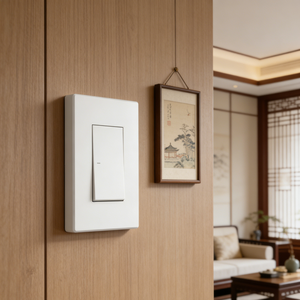 Interruptor Inteligente Wifi con Control por Aplicación Tuya y Enchufe de Pared de Vidrio Templado, Compatible con <span class=keywords><strong>Alexa</strong></span> y <span class=keywords><strong>Google</strong></span> Home - Product Image 1