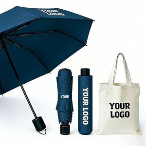 Paraguas Manual con Logotipo Personalizado de Diseño Nuevo OEM para Regalos Empresariales al por Mayor, Paraguas Plegable Pequeño Portátil con Protección UV, Paraguas Plegable de 3 Secciones - Product Image 1