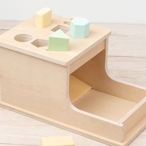 Boîte de permanence d'objet Montessori avec six blocs, jouet à balles en bois, jouets Montessori pour bébé, nourrisson, tout-petit - Product Image 4