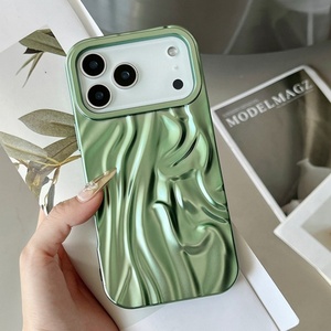 เคสโทรศัพท์มือถือ Senyork 3D ลายคลื่นเคลือบไฟฟ้า TPU สำหรับ iPhone 11 12 13 14 15 16 17 pro max ป้องกันการลื่นหลุด - Product Image 4