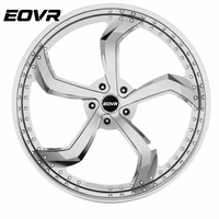 Rines EVOR Forjados Personalizados de 2 Piezas, Cóncavos Profundos, PCD 6X139.7 5x120 5x130, 16 19 20 24 26 Pulgadas para Autos de Pasajeros