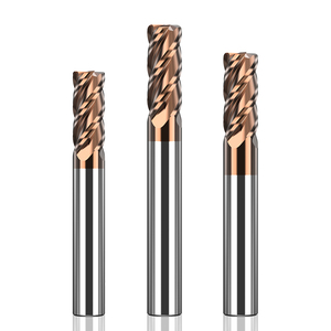 Huhao Tungsten <strong>Carbide</strong> <strong>End</strong> Mill 4 Flutes CNC <strong>Milling</strong> <strong>Cutter</strong> Slot Coated <strong>End</strong> Mills H12170201