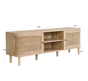 מודרני יוקרה עץ טלוויזיה לעמוד בידור ארון עבור ריהוט הבית עבור הדירה חדר שינה או שימוש בבית החולים - Product Image 4