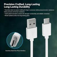 Cable de Carga USB a Tipo-C Dairle, Carga Rápida de 2A, Cable TPE de 22AWG con Doble Blindaje de Datos para Teléfono Inteligente, Tableta, Cámara, Computadora