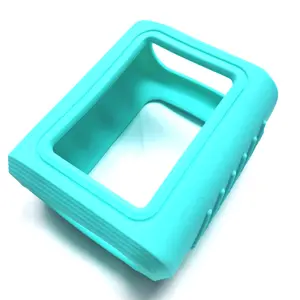 Free Shipping Silicone Carrying Case for GO3 Go 3, Replacement Skin Cover Waterproof Portable Speaker (Green)