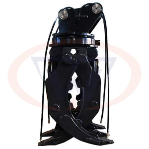 Rotierender Stein greifer Rock Grapple <span class=keywords><strong>Boulder</strong></span> Grabber Hydraulischer Greifer für 20-Tonnen-23-Tonnen-25-Tonnen-30-Tonnen-Bagger - Product Image 1