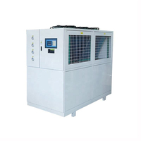 Refroidisseur d'eau industriel à air comprimé 30 kW / Refroidisseur d'huile / de liquide / de solution avec pompe, économe en énergie, réfrigérant R22, personnalisable, à vendre
