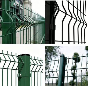 Clôture en treillis métallique 3D à cadre en fer galvanisé, robuste, soudée et courbée, pour isolation routière, de parcs, de villas et d'écoles, 6 pieds, vente en gros - Product Image 5
