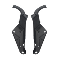 Braket Dudukan Head Support Model Batwing untuk Sepeda Motor Harley Touring Electra Glide FLHT Street Glide FLHX 96-23