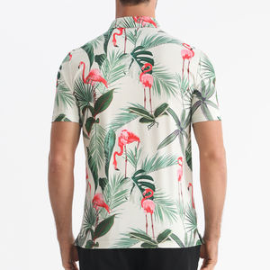 Stock local aux États-Unis, impression par sublimation, t-shirts de sport fitness, polos en polyester et élasthanne, polos de golf personnalisés pour hommes - Product Image 4