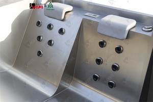 VAPASAUNA Bañera de Hidromasaje Híbrida con Calefacción Dual a Leña y Eléctrica, Panel de Control SPA.NET, Diseño Moderno Cuadrado para Jardín, Lujo y Bienestar al Aire Libre - Product Image 6