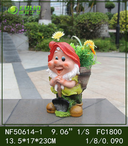 Chín và một nửa inch bảy Sao lùn 3D nhựa điêu khắc vườn Gnome vẽ tay không thấm nước để trang trí nhà - Product Image 3