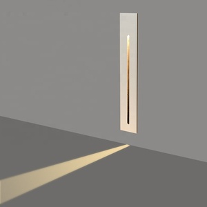 Hình chữ nhật 3W IP65 nhôm chống thấm nước dẫn ánh sáng tường cho cầu thang ngoài trời màu trắng ấm với bộ khuếch tán Polycarbonate - Product Image 1