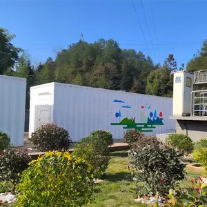 Containerized Sewage Treatment Plant Recycling System For Industrial Farm Restaurant Waste Water MBBR