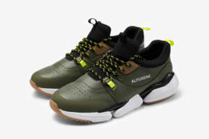 Zapatillas de deporte de suela gruesa para hombre, zapatos con cordones antideslizantes de corte bajo, sin cordones para aumentar la altura para todas las estaciones - Product Image 2