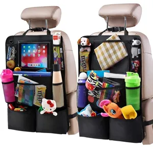 Multi Pockets Auto Storage Bag Car Backseat Organizers Foldable Design Oxford Cloth Car Organizer