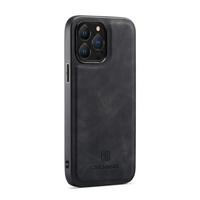 Étui à double fermoir magnétique détachable en cuir pour iPhone 15 Pro Max/14/13 Sleeve