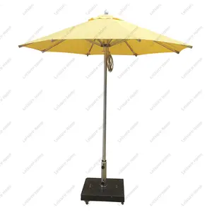 批发现代商业铝庭院伞市场雨伞沙滩铝伞沙滩阳伞