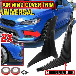 2PCS Universal Car Side Over Fender Vent Air Wing Cover Trim Bumper <b>Splitter</b> Winglet Lip for Subaru WRX STI for HONDA for TOYOTA - Product Image 1