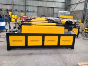 Machine <span class=keywords><strong>de</strong></span> redressement et <span class=keywords><strong>de</strong></span> <span class=keywords><strong>coupe</strong></span> <span class=keywords><strong>de</strong></span> barres d'acier <span class=keywords><strong>de</strong></span> rebut à haute efficacité pour le recyclage des déchets d'acier - Product Image 6