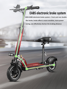 China Cheap 48v 500w Foldable Fast Fat Tire Electric Scooter For Adult 2 Wheel Scooters - Product Image 5