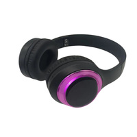 Casque d'écoute Disco silencieux F7 à lumière LED pour fête, vente en gros