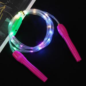 เชือกกระโดดเรืองแสง LED สีสุ่ม สำหรับเด็ก เชือกกระโดดเรืองแสงเดี่ยว - Product Image 4