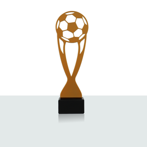 Statua in metallo calcio 21,0 cm - Product Image 1