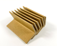 Protection d'angle en papier écologique imperméable pour meubles, avec boucle en forme de fleur de prunier, pour emballage et protection contre les chocs