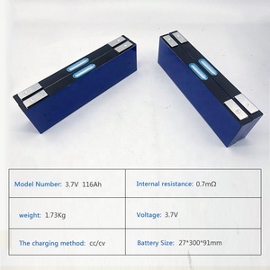 เซลล์แบตเตอรี่ลิเธียมไตรเมอร์ 3.7v แบบแท่งปริซึม Catl ความจุ 116ah สำหรับชุดแบตเตอรี่แบบชาร์จได้ Nmc - Product Image 2