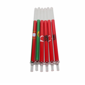 Печать логотипа высокое качество стеклянная ручка кальян 40 см длина - Product Image 5