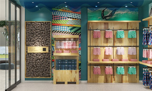 Cossie Shop-muebles de diseño de Interior para traje de baño, accesorio personalizado de lujo con pantalla de madera - Product Image 4