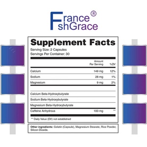 Extraits végétaux cétogènes de haute qualité, 60 capsules, source d'énergie immédiate et durable, améliore les fonctions cérébrales, complément cétogène - Product Image 2