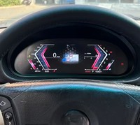 Pour BMW Série 5 E60 X5 E70 X6 E71 Écran d'instrumentation LCD 12,3 pouces avec système Linux pour mise à niveau et modernisation